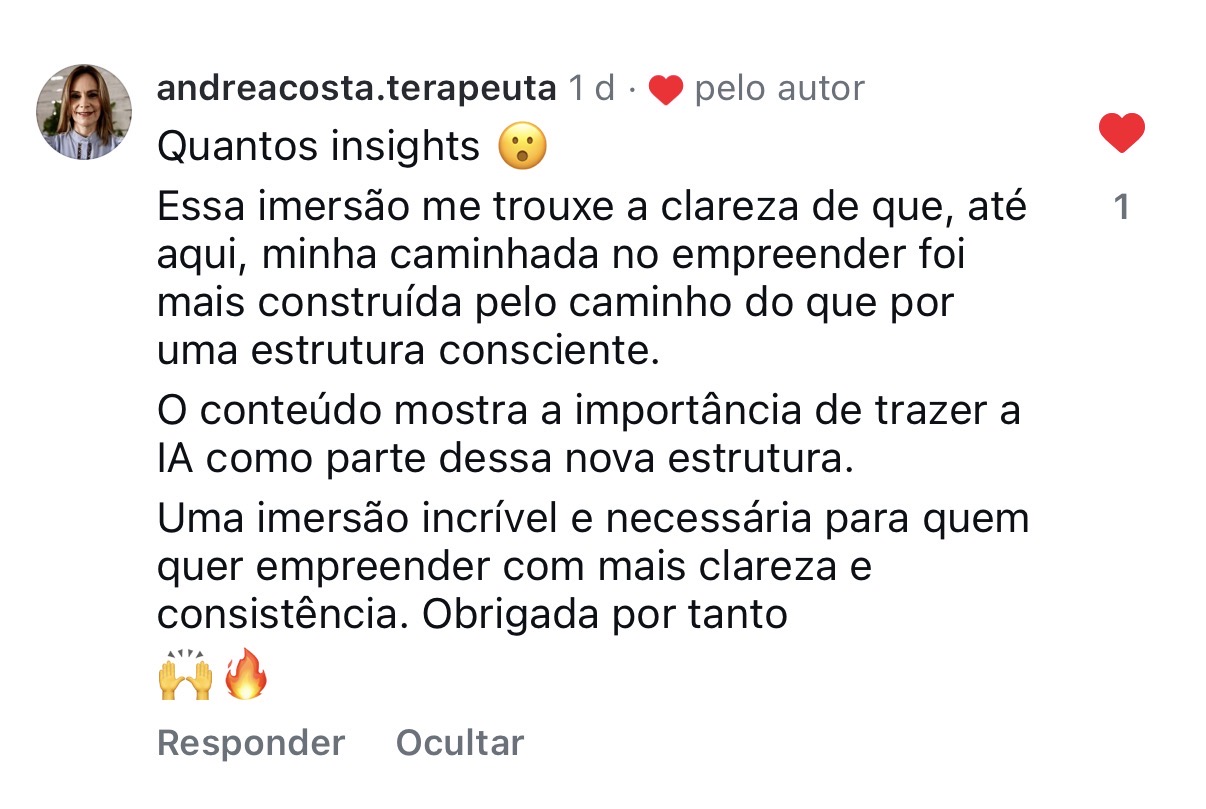 Depoimento Andrea Costa