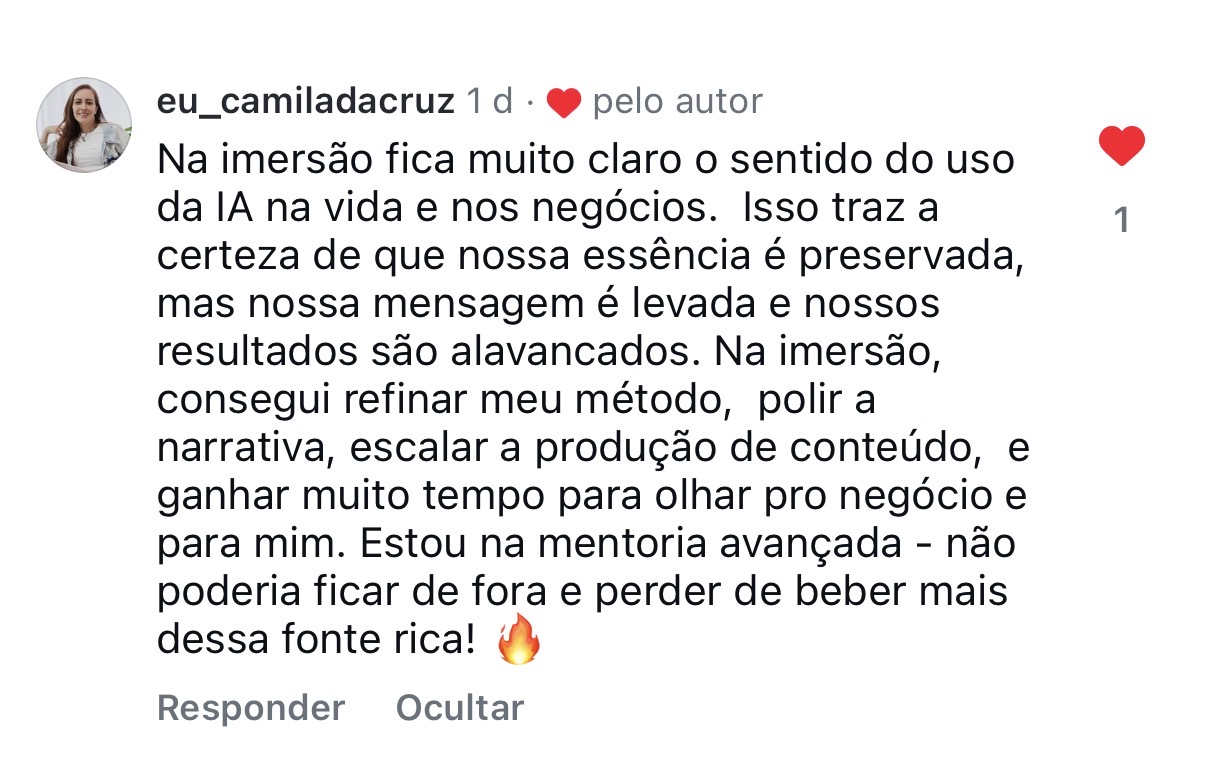 Depoimento Camila